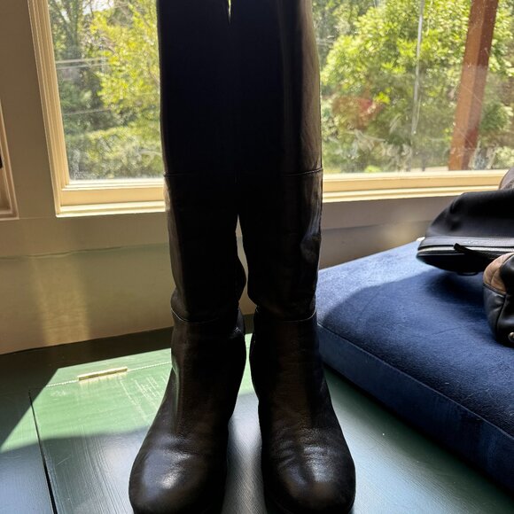 rockport knee high black boots - Picture 1 of 4